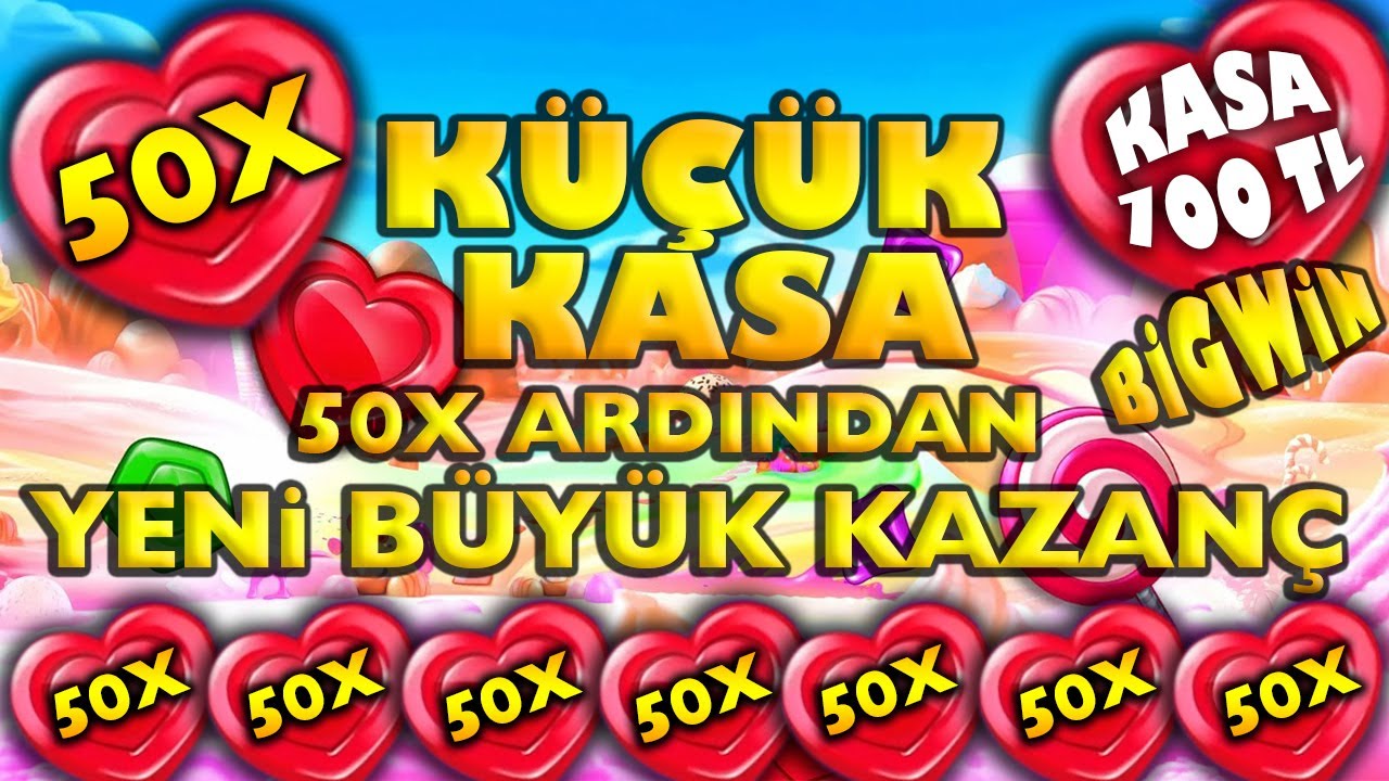 SWEET BONANZA | Küçük Kasa da 50x ardından Büyük Kazanç | #sweetbonanza #slot #casino #slotoyunları