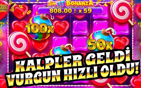 ?SWEET BONANZA?10TANE KALP GELDİ❗50X'LE REKOR ÖDEDİ?#slot #casino #sweetbonanza #taktik #kazanç#100X