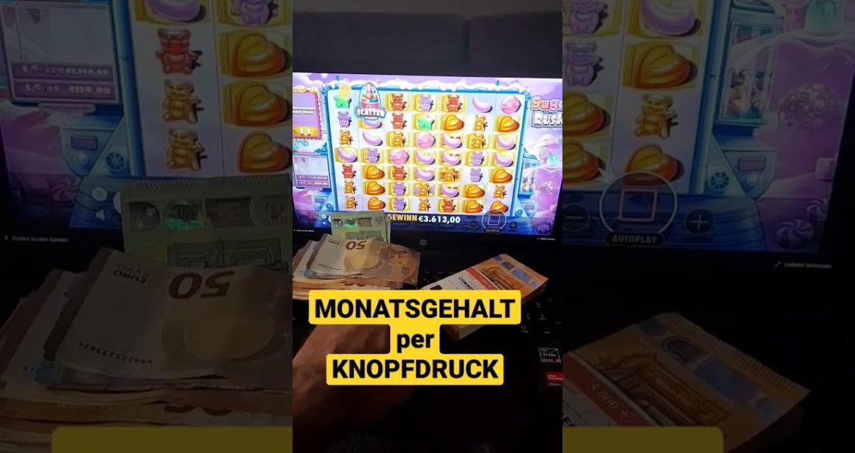 Student drückt 1 knopf, und gewinnt MONATSGEHALT im (online casino)