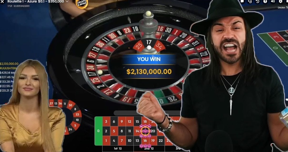 THIS GUY GETS SOOO LUCKY !!! | Roshtein Roulette | Highstakes