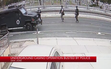 Underground casino performance busted by police force