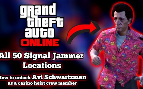 Unlock Avi Schwartzman GTA Online Diamond Casino Heist Crew fellow member – Signal Jammer Locations