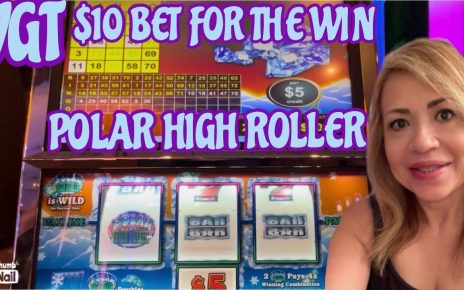 ?‍❄️? VGT POLAR HIGH ROLLER  BET FOR THE WIN?‍❄️?#casino #vgt #polar #slots