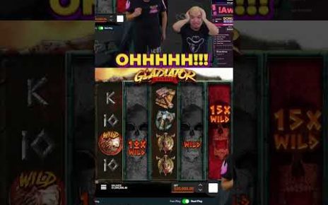 WE WON ,100,000+ ON GLADIATOR LEGENDS!!? #casino #slots #bigwin