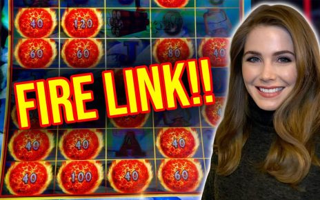 WILL SARAH WIN AGAIN!? ULTIMATE FIRE LINK SLOT MACHINE!! BONUSES!!!