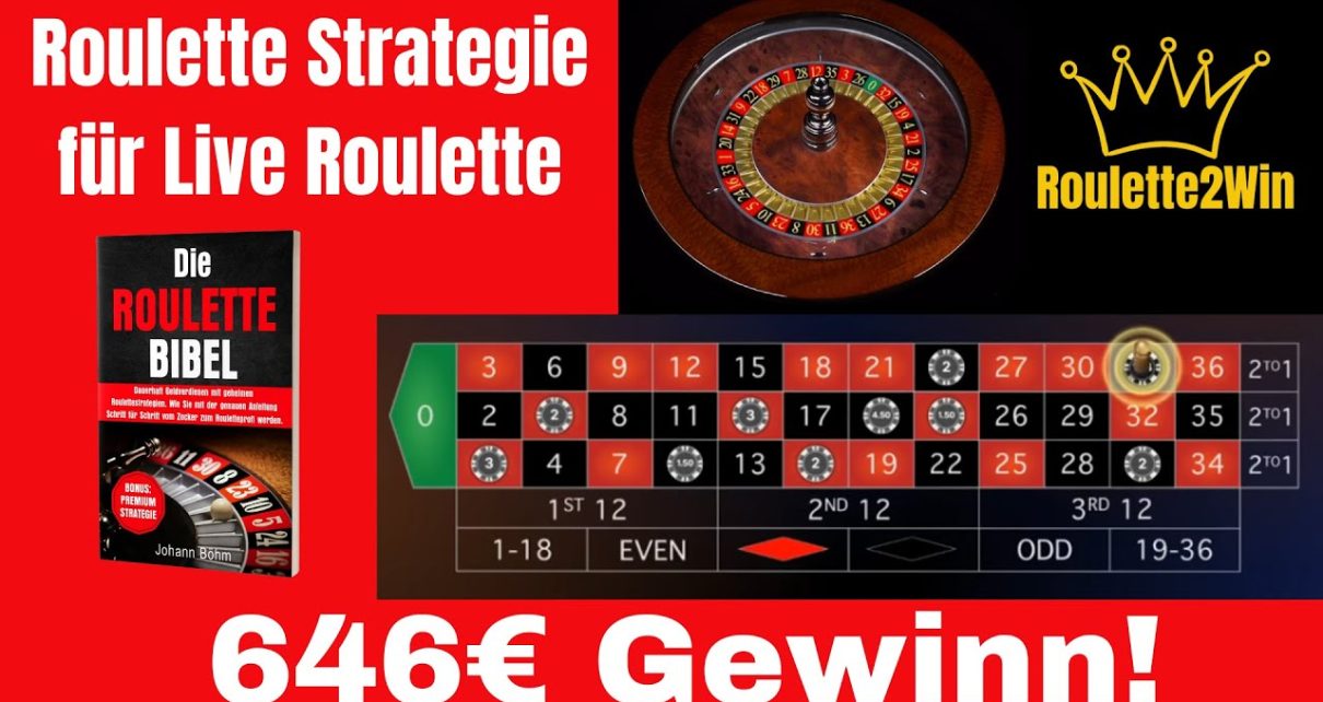 Wahnsinniges Roulettesystem! Auf 646€ mit Live Roulette im online Casino