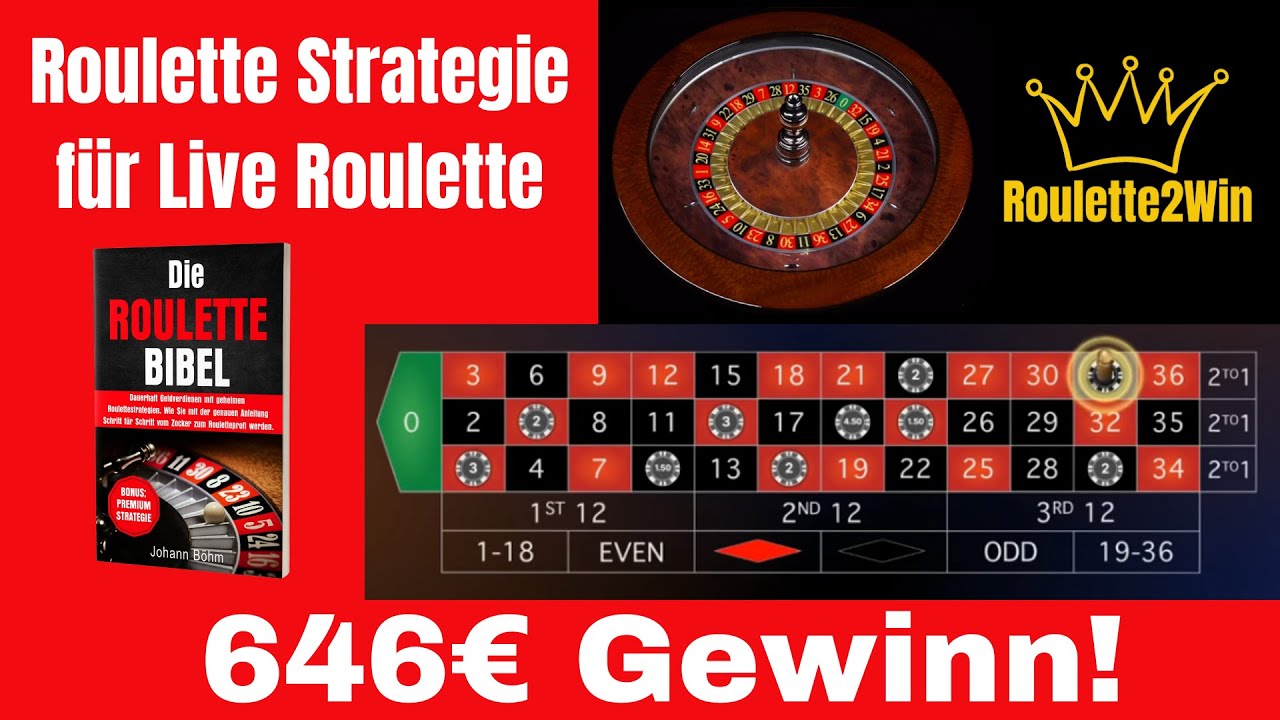 Wahnsinniges Roulettesystem! Auf 646€ mit Live Roulette im online Casino