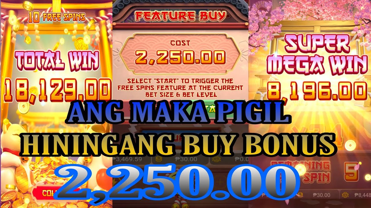 ANG MAKAPIGIL HININGANG BUY BONUS 2,250|LUCKY NEKO MG PGSOFT|JILIBET ONLINE CASINO#jilibet