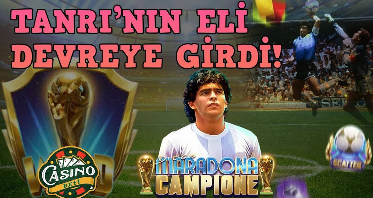 ⚽Allah’ım Gool #MaradonaCampione’de Vurduk, Gol Oldu! Casino Beyi #slot#casino#slotoyunları#gameart