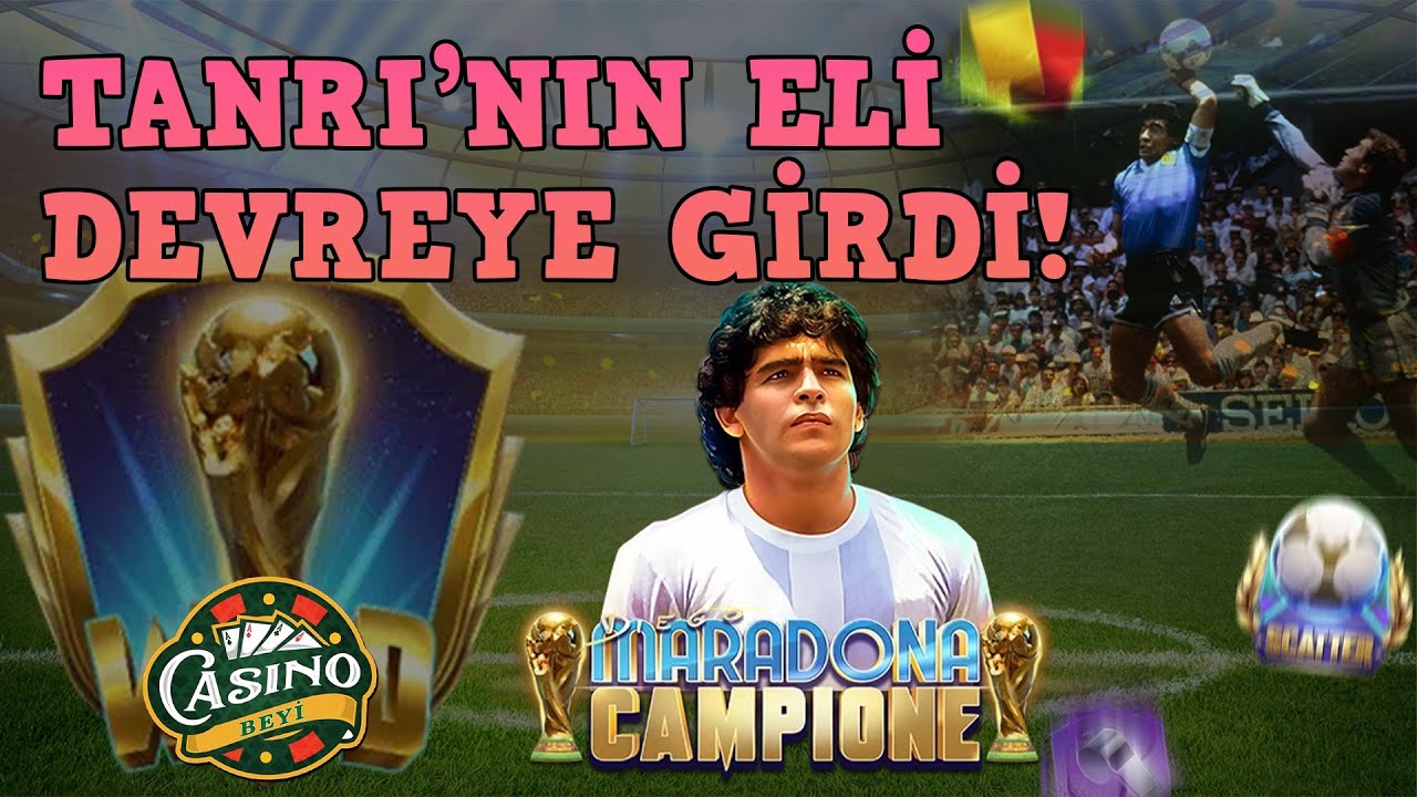 ⚽Allah'ım Gool #MaradonaCampione'de Vurduk, Gol Oldu! Casino Beyi #slot#casino#slotoyunları#gameart