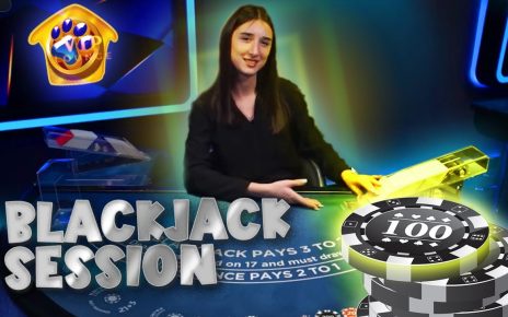 BLACKJACK ONLINE CASINO SESSION! Chill Session