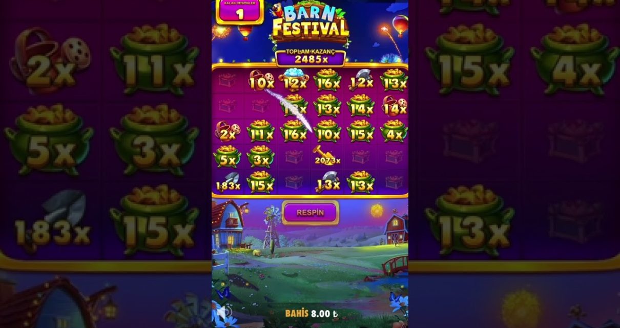 Barn Festival Öyle Şeyler Yaptıki Gördüklerinize İnanamayacaksınız Mega Wınn #casino #slot