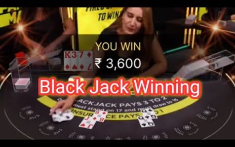 Blackjack Winning Session Online Casino Evelution Gaming