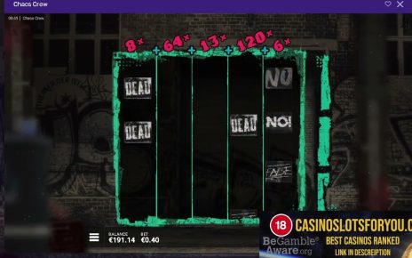 Chaos Crew Online CAsino Slots Bonus