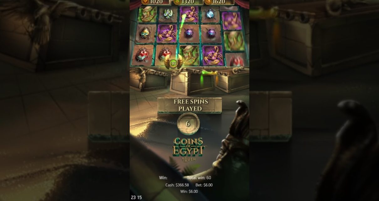 Coins Of Egypt | Online Casino |  Bet | Big Win | Online Slots | New Game