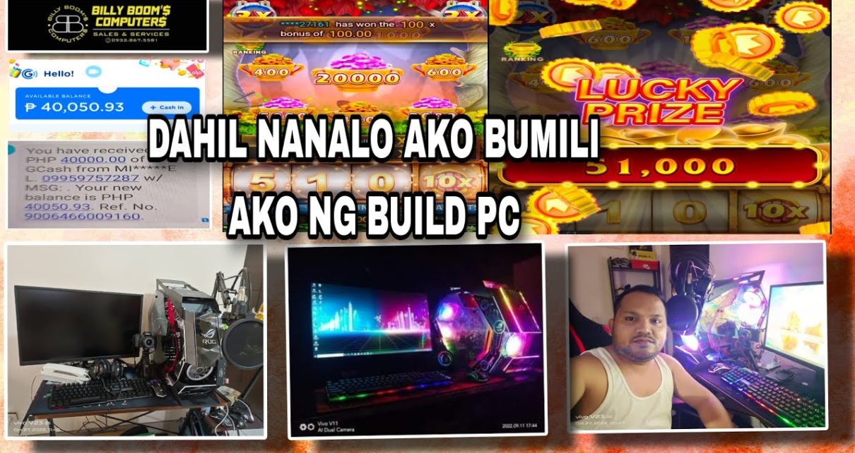 DAHIL NANALO AKO BUMILI AKO NG BUILD PC / FC JILIBET ONLINE CASINO #jilibet #robinhood #jiliplay888