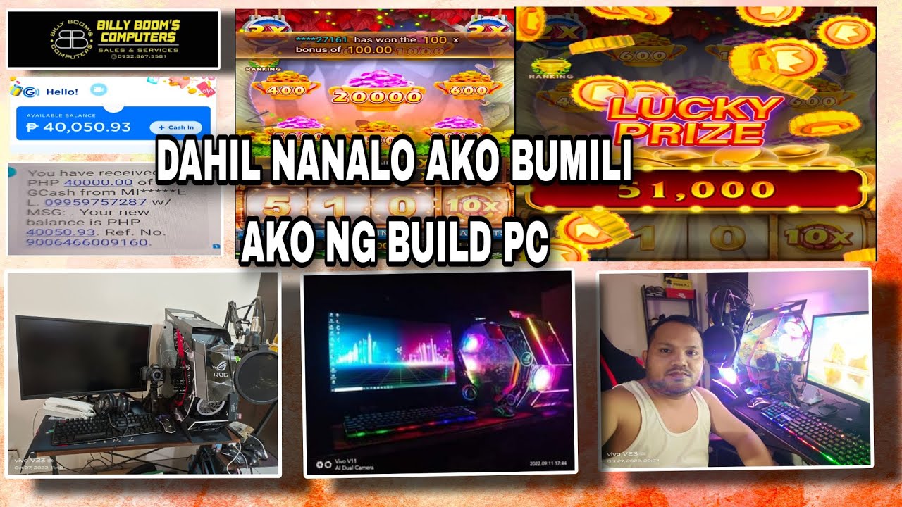 DAHIL NANALO AKO BUMILI AKO NG BUILD PC / FC JILIBET ONLINE CASINO #jilibet #robinhood #jiliplay888