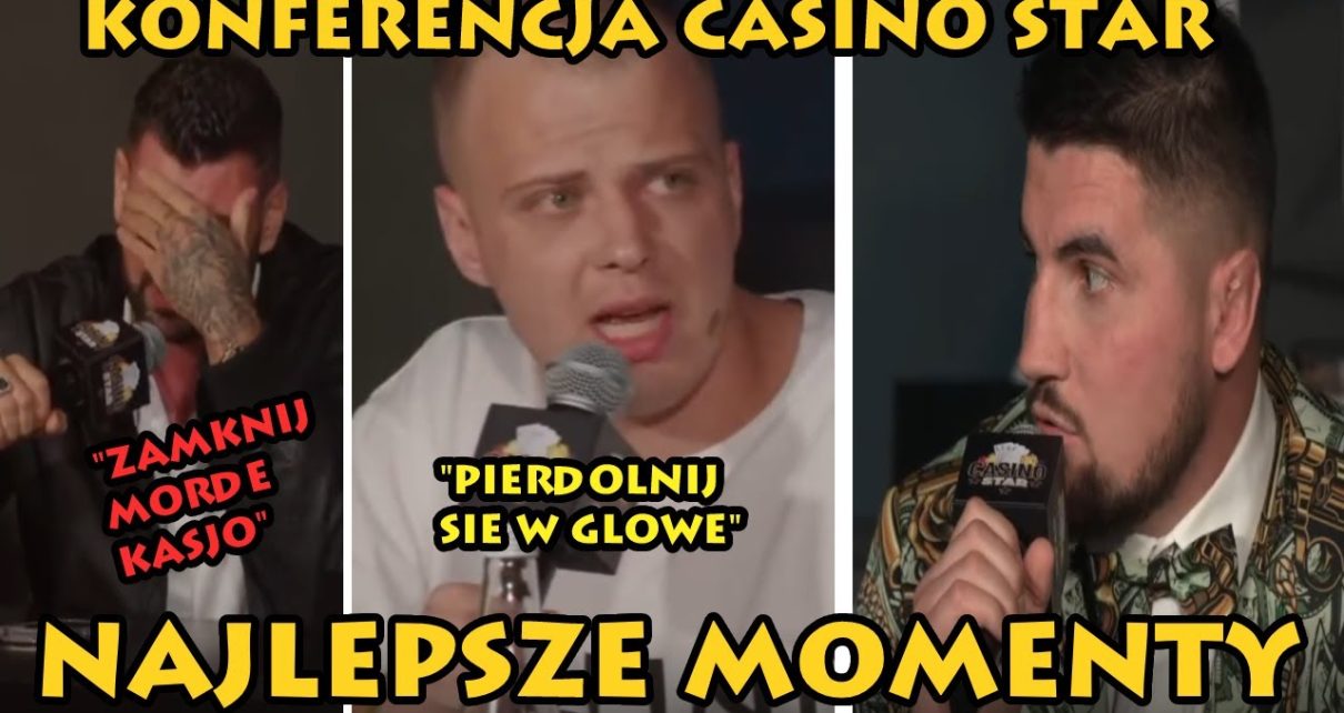 DON KASJO VS NITRO, TAKEFUN, WOJTEK GOLA i DUBIEL – NAJLEPSZE MOMENTY KONFERENCJI CASINO STAR