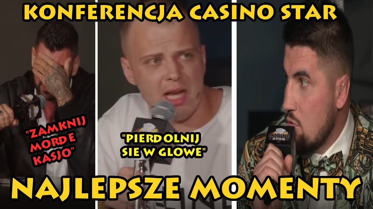 DON KASJO VS NITRO, TAKEFUN, WOJTEK GOLA i DUBIEL - NAJLEPSZE MOMENTY KONFERENCJI CASINO STAR