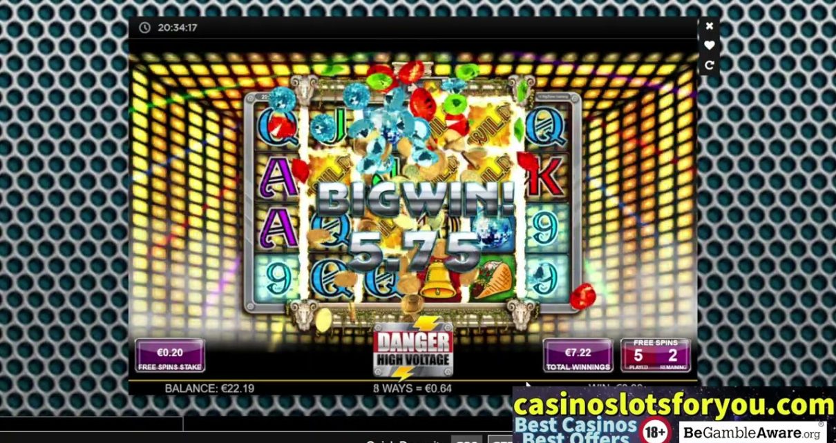 Danger High Voltage, Online Casino Slots Big Win Bonus