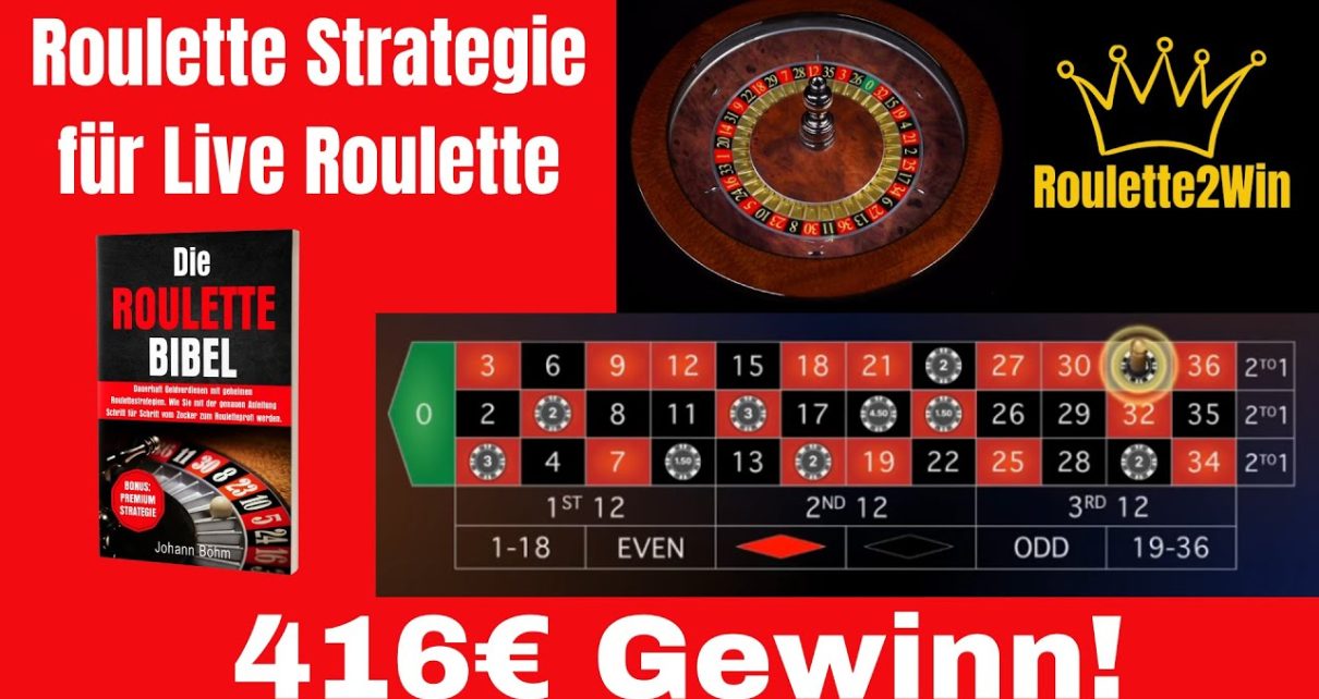 Dauerhaft Geldverdienen im Online Casino! Auf 416€ mit Roulettestrategie deutsch