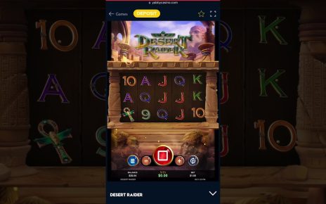 Desert Raider Online Casino Slot Machine