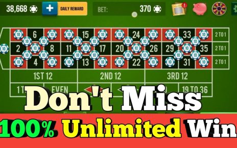 Don’t Miss 100% unlimited Win || Roulette Strategy To Win || Online Casino