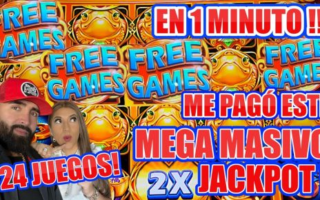 ? EN 1 MINUTO ME PAGÓ ESTE MASIVO JACKPOT EN EL CASINO !  CASH FORTUNES NOS TIRO 24 JUEGOS AL AZAR