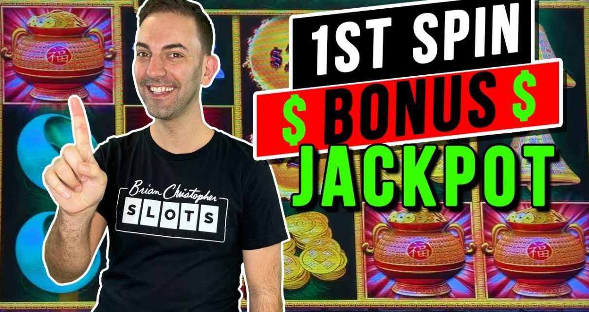 FIRST SPIN: JACKPOT BONUS on DRAGON CASH at Jamul Casino