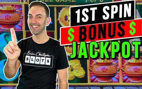 FIRST SPIN: JACKPOT BONUS on DRAGON CASH at Jamul Casino