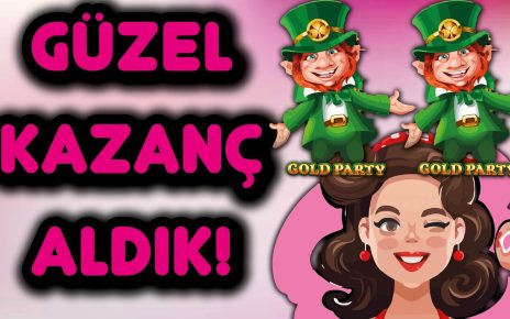 GOLD PARTY SLOT OYUNU PARA DAĞITIYOR | GÜZEL KAZANÇ ALDIK #slot #casino #slotoyunları