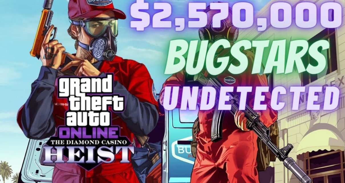 GTA 5 Online Casino Heist: Gold ,570,000 – Bugstars – Two Players