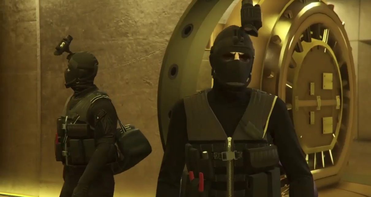 GTA ONLINE -Casino Heist in stealthy unlock stealth outfits