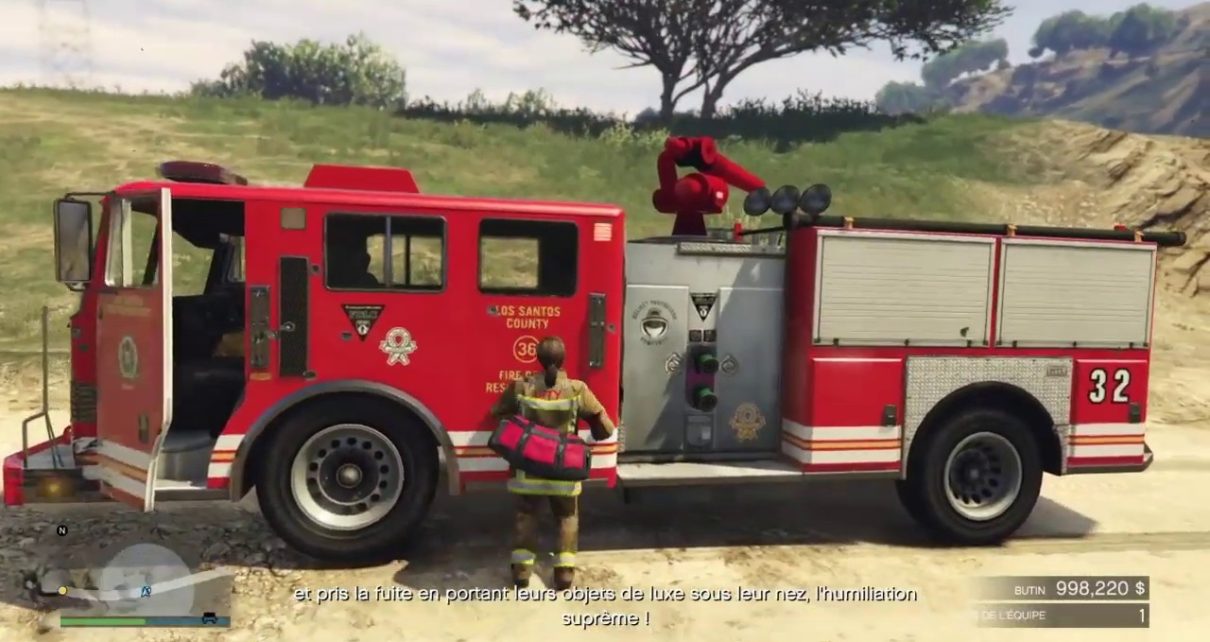 GTA ONLINE Casino heist. In tricky mode. Uniform and fire truck.