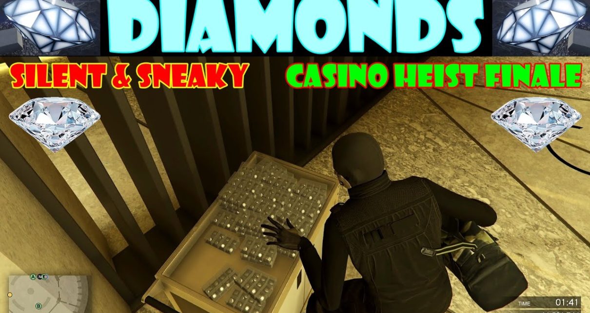 GTA Online: Casino Heist Finale – Silent & Sneaky w/Diamonds – 3 participant