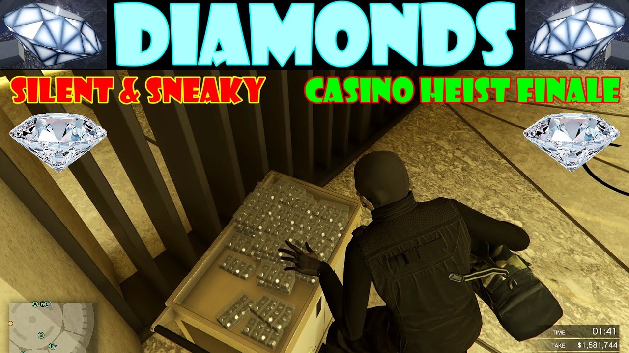 GTA Online: Casino Heist Finale - Silent & Sneaky w/Diamonds - 3 Player