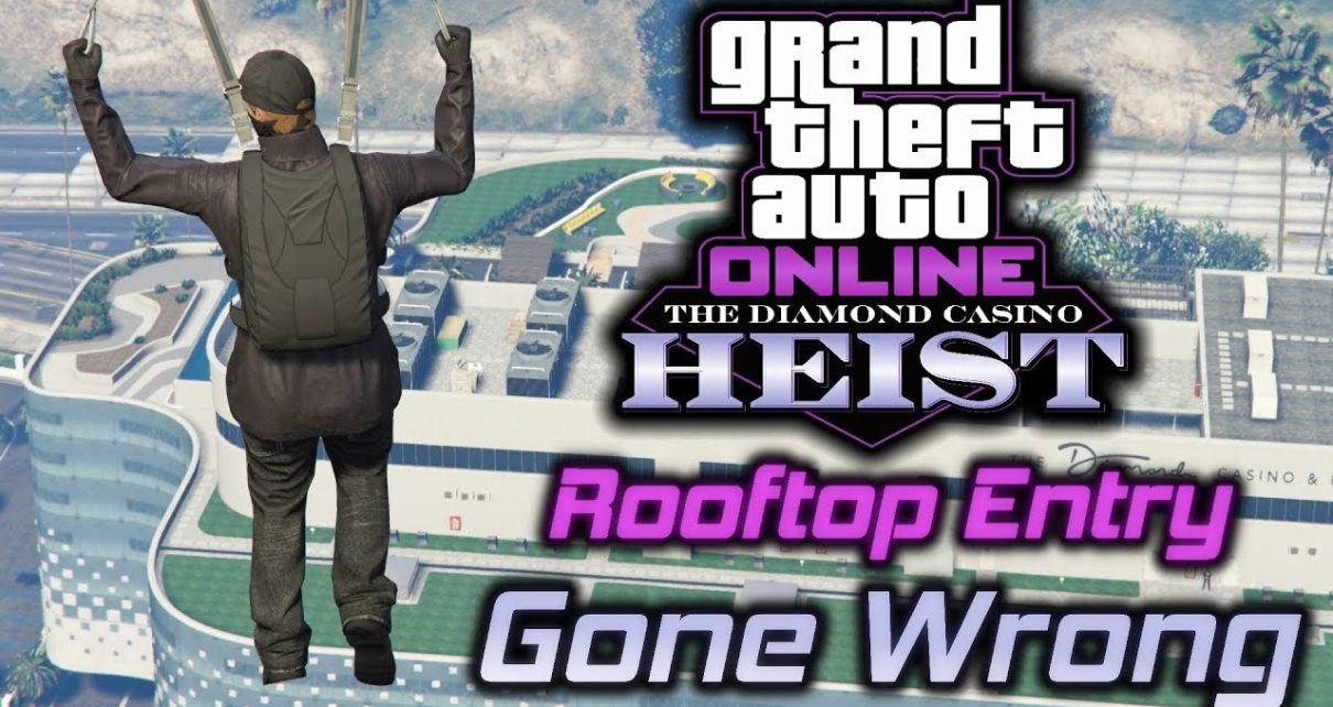 GTA Online Diamond Casino Heist: Rooftop Entry Gone Wrong… Exploring the Vacant Casino (portion 1)