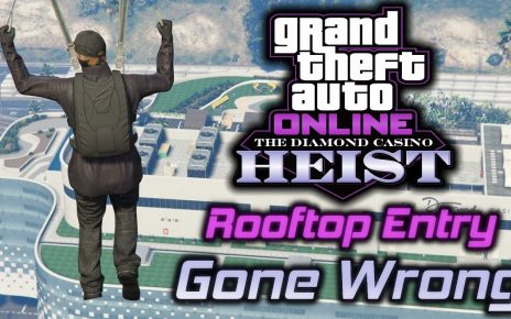 GTA Online Diamond Casino Heist: Rooftop Entry Gone Wrong… Exploring the Vacant Casino (portion 1)