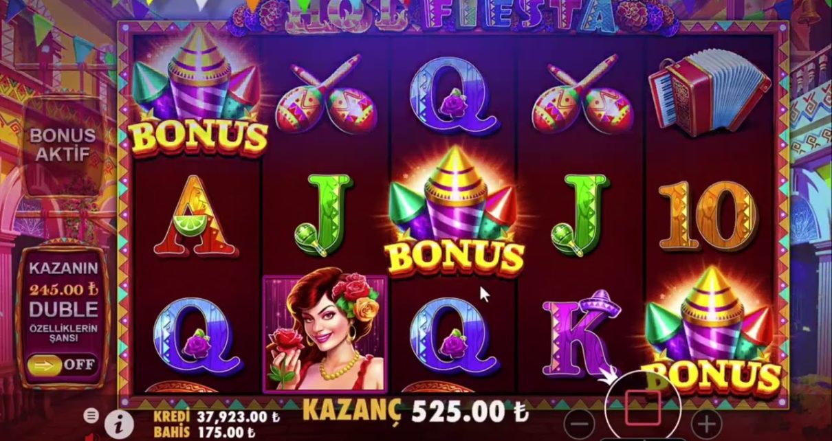 ?HOT FİESTA SLOT OYUNUNDA 1200X KAZANÇ DAKİKALARI , ORTALIK ALEVE DÖNDÜ #casino #slot #slotoyunları