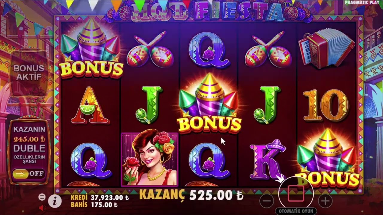 ?HOT FİESTA SLOT OYUNUNDA 1200X KAZANÇ DAKİKALARI , ORTALIK ALEVE DÖNDÜ #casino #slot #slotoyunları