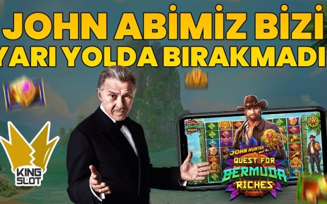 ?#JohnHunterBermudaRiches’ta Son Sözü Biz Söyledik! – King Slot #casino#slotoyunları#slot#pragmatic