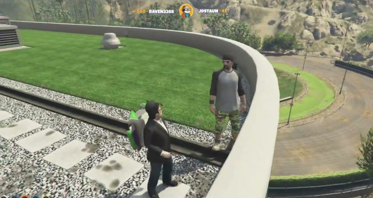 Koil POV of Hutch Jumping Off Casino Roof | GTA RP NoPixel 3.0