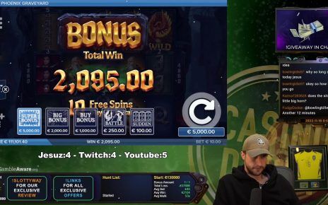 ? LIVE CASINO SLOTS W CASINODADDY? !WD2  – €2000 PRIZEPOOL!