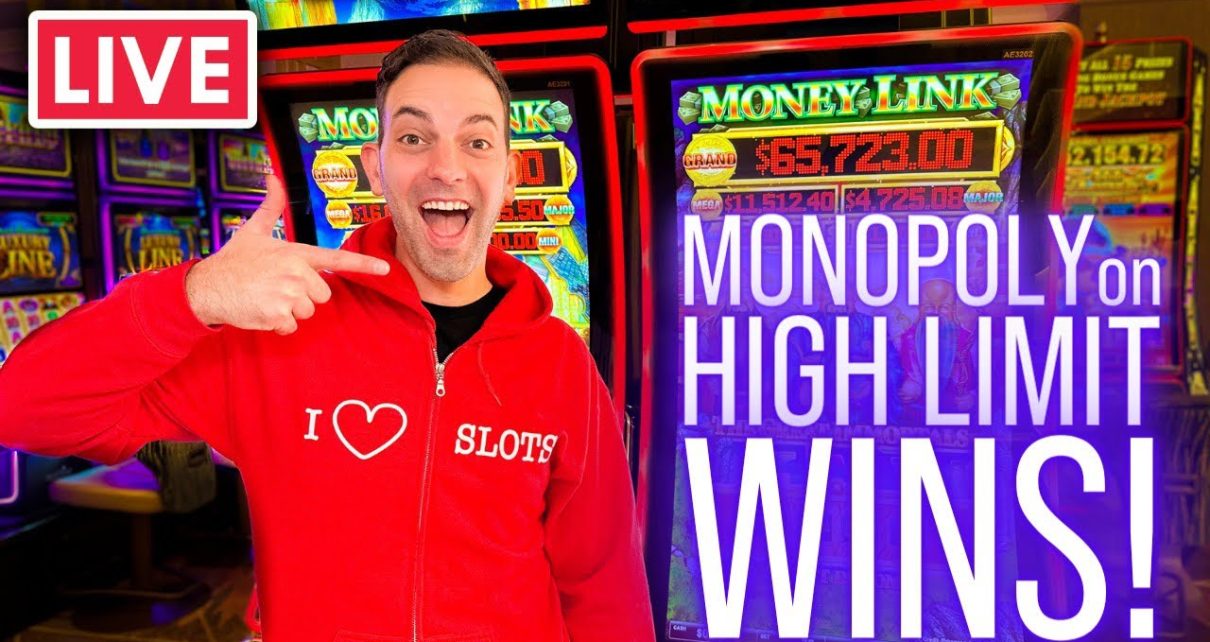 ?LIVE : MONOPOLY on HIGH LIMIT Wins at the Casino