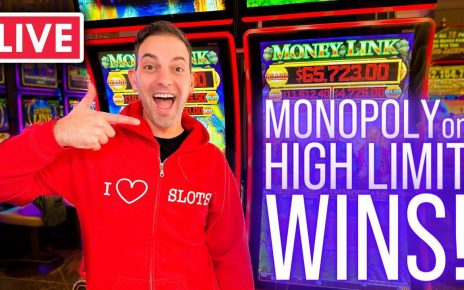 ?LIVE : MONOPOLY on HIGH LIMIT Wins at the Casino