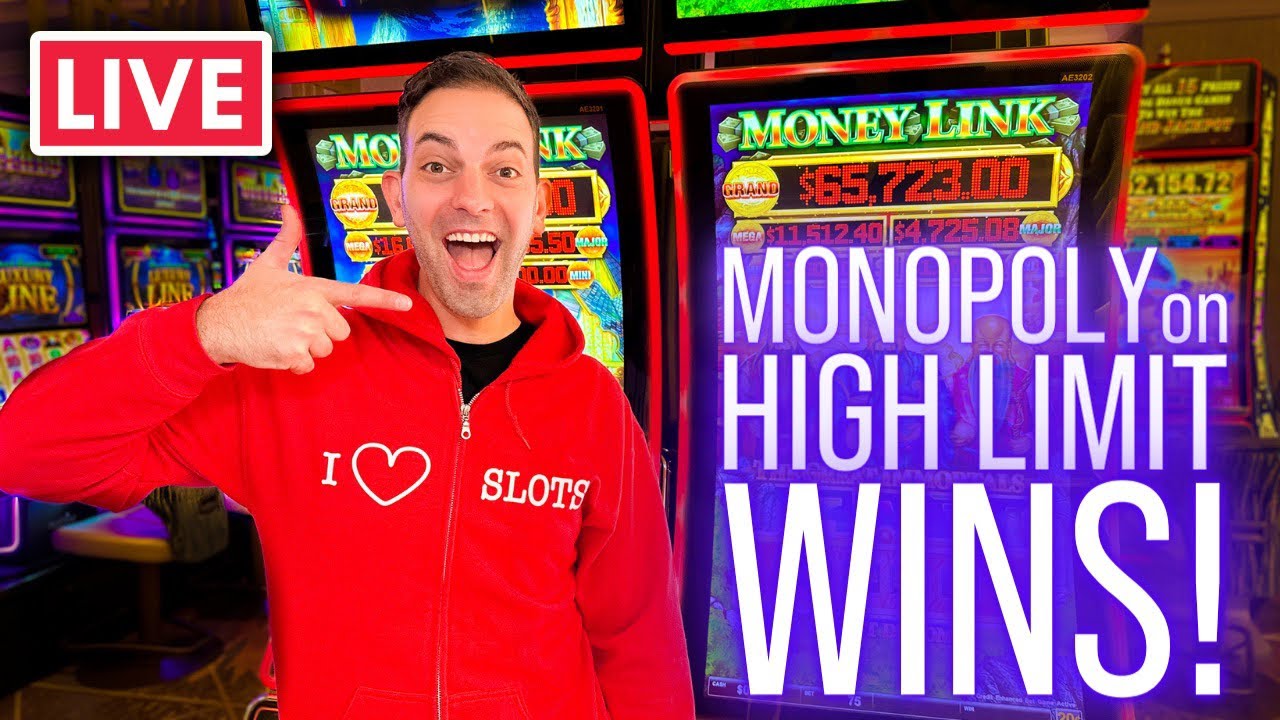 ?LIVE : MONOPOLY on HIGH LIMIT Wins at the Casino