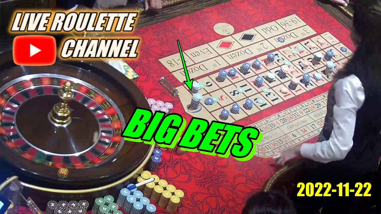 ?LIVE ROULETTE |?BIG BET Full CASINO LAS VEGAS Session Night Tuesday Exclusive✅ 2022-11-22