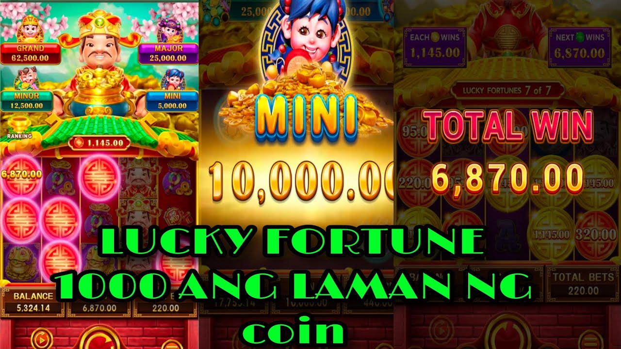 LUCKY FORTUNE 1000 LAMAN NG COINS |  FACHA JILIBET ONLINE CASINO #onlinecasino #jilibet