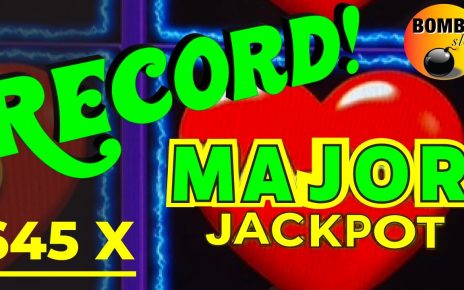 MASSIVE WIN! 645X MY BIGGEST JACKPOT on Heart Throb! ❤️ #Casino #LasVegas #SlotMachine