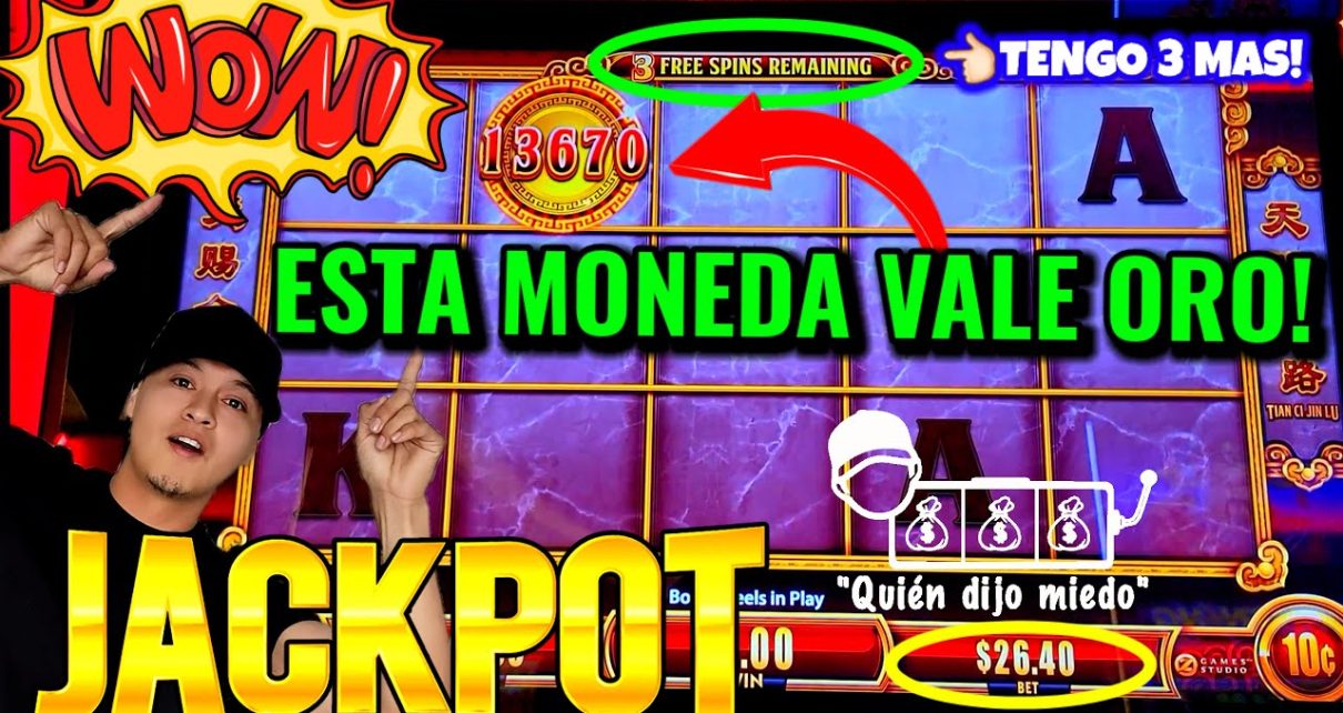 ? ME ANIMÉ A JUGAR UNA MÁQUINA NUEVA EN EL CASINO Y GANE UN JACKPOT!! #casino #slots